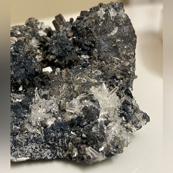 Rock, Mineral & Crystal Cluster of Spharlrite, Huaron, Quartz & Pyrite - Picture 7 of 14